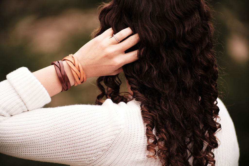 Braided 5 Strand Leather Bracelet